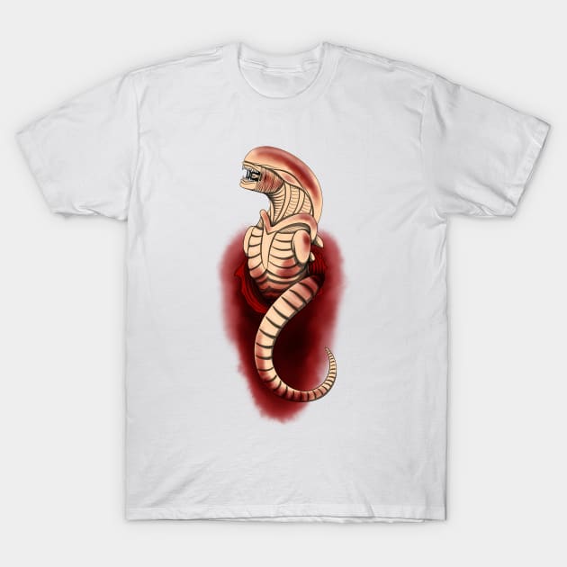 Chestburster T-Shirt by DahlisCrafter